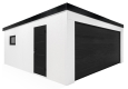 GARDEON® Garage mit Hörmann Garagentor und Fenster